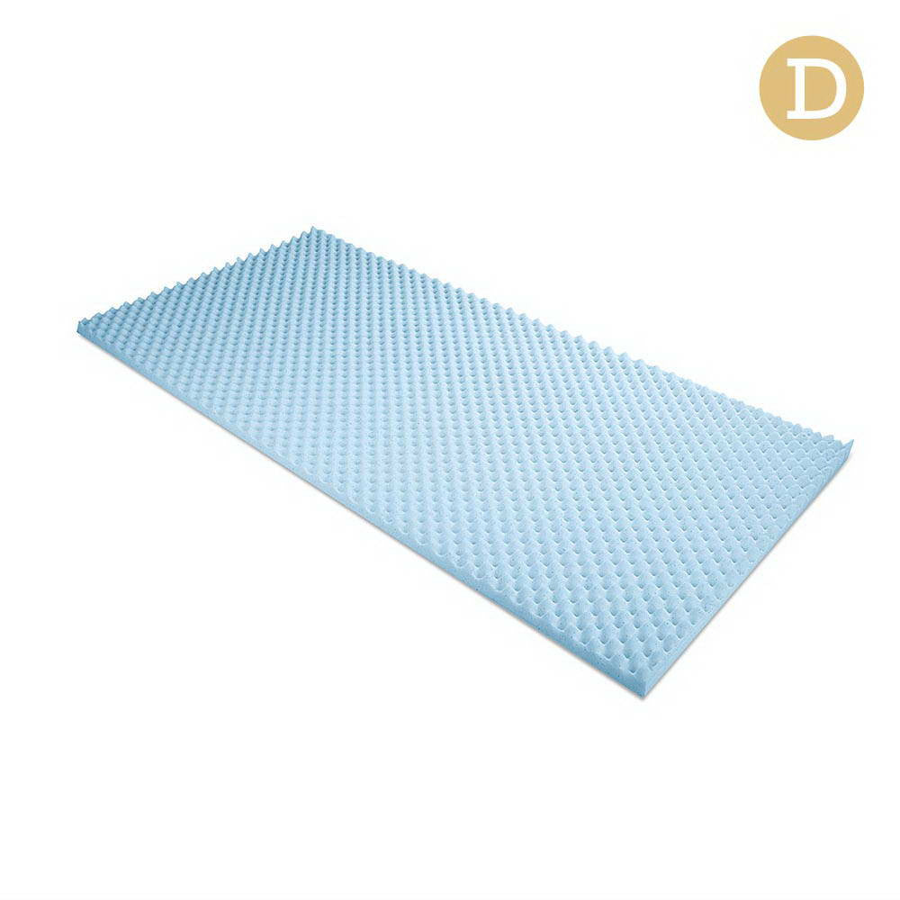 Gel Infused Egg Crate Mattress Topper  - Double