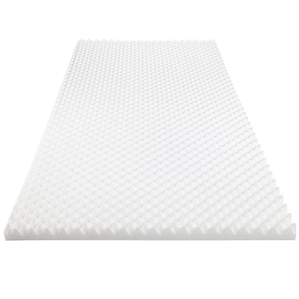 Deluxe Egg Crate Mattress Topper 5 cm Underlay Protector King Single