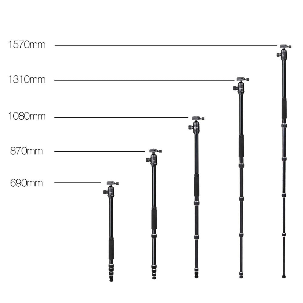 Professional 2 IN 1 Monopod/Tripod Digital Camera 152cm