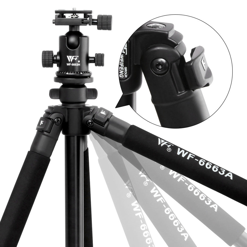 Professional Ball Head Tripod Digital Camera 173cm