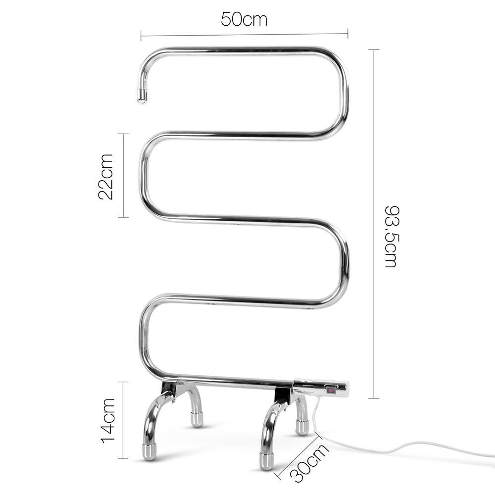 5 Rung Electric Heated Towel Rail