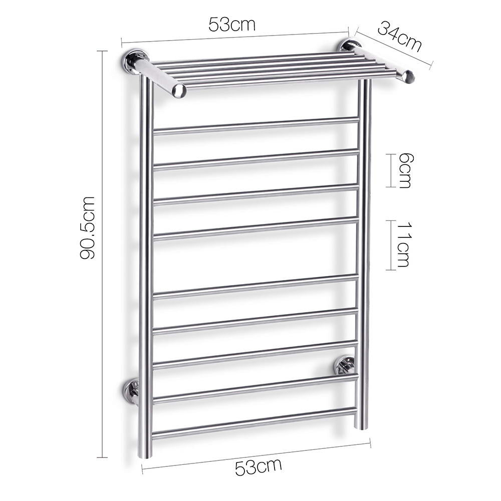 14 Rung Electric Heated Towel Rail