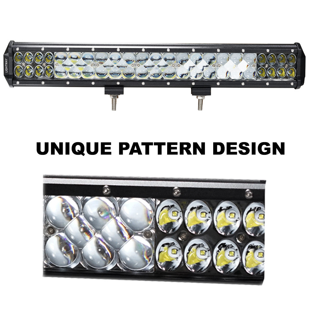 20inch 392W LED Light Bar Flood Spot Combo Work Driving Lamp SUV ATV 4WD Unique