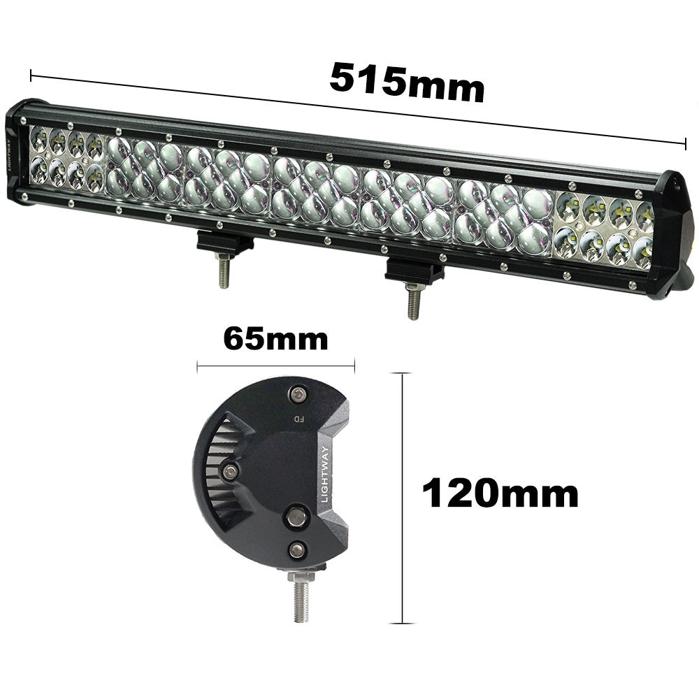 20inch 392W LED Light Bar Flood Spot Combo Work Driving Lamp SUV ATV 4WD Unique