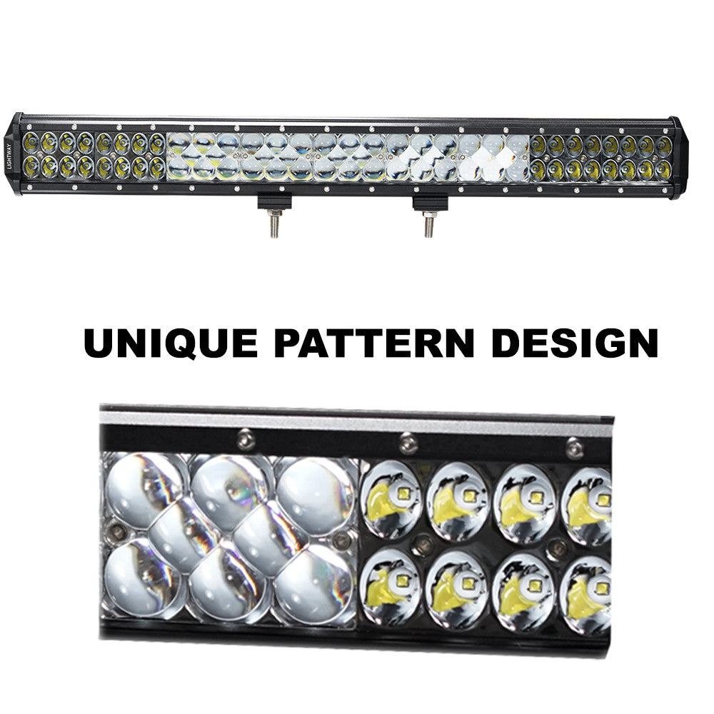 26inch 504W LED Light Bar Flood Spot Combo Work Driving Lamp SUV ATV 4WD Unique