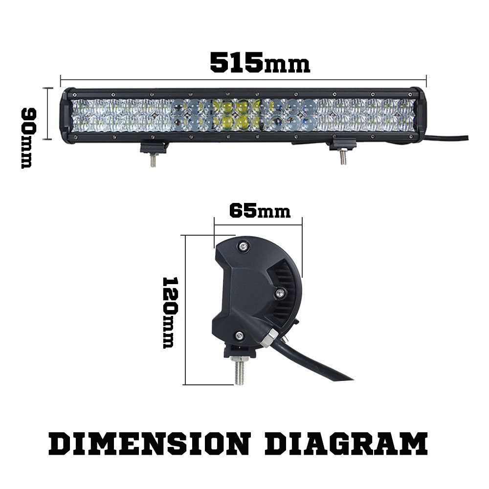 Osram 20inch 294W 5D Lens LED Light Bar Flood Spot Combo Work Lamp SUV ATV 4WD