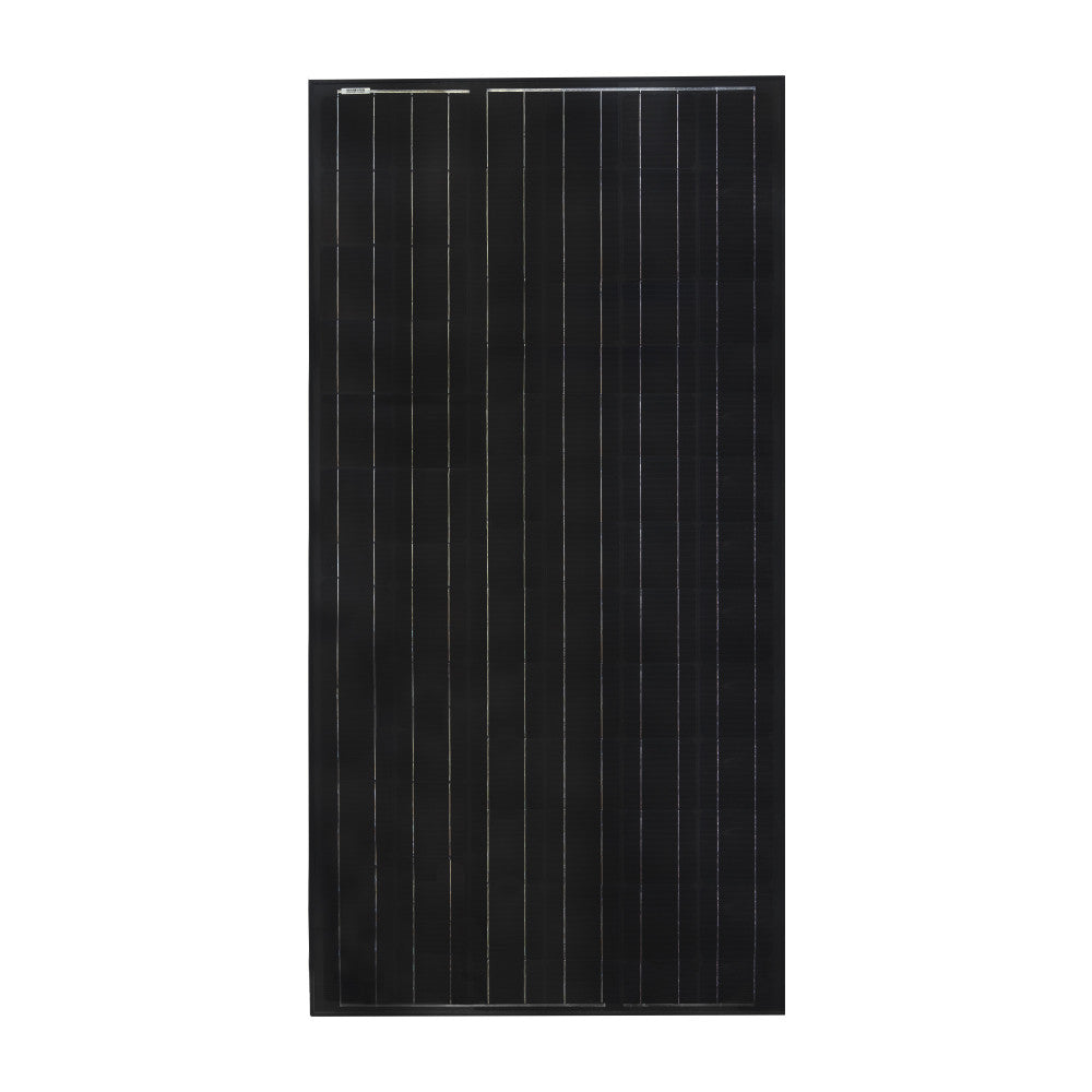 12V 220W Black Solar Panel Kit Caravan Camping Power Battery Charging 