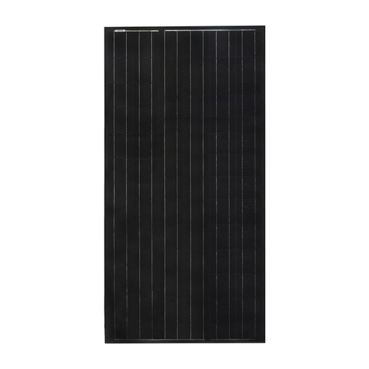 12V 220W Black Solar Panel Kit Caravan Camping Power Battery Charging 