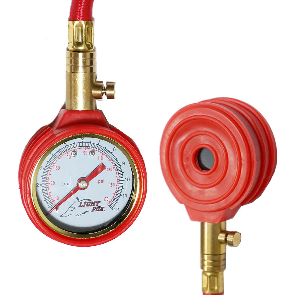 Rapid Tyre/Tire Deflator Air Deflators 4WD With Pressure Gauge Valve Tool