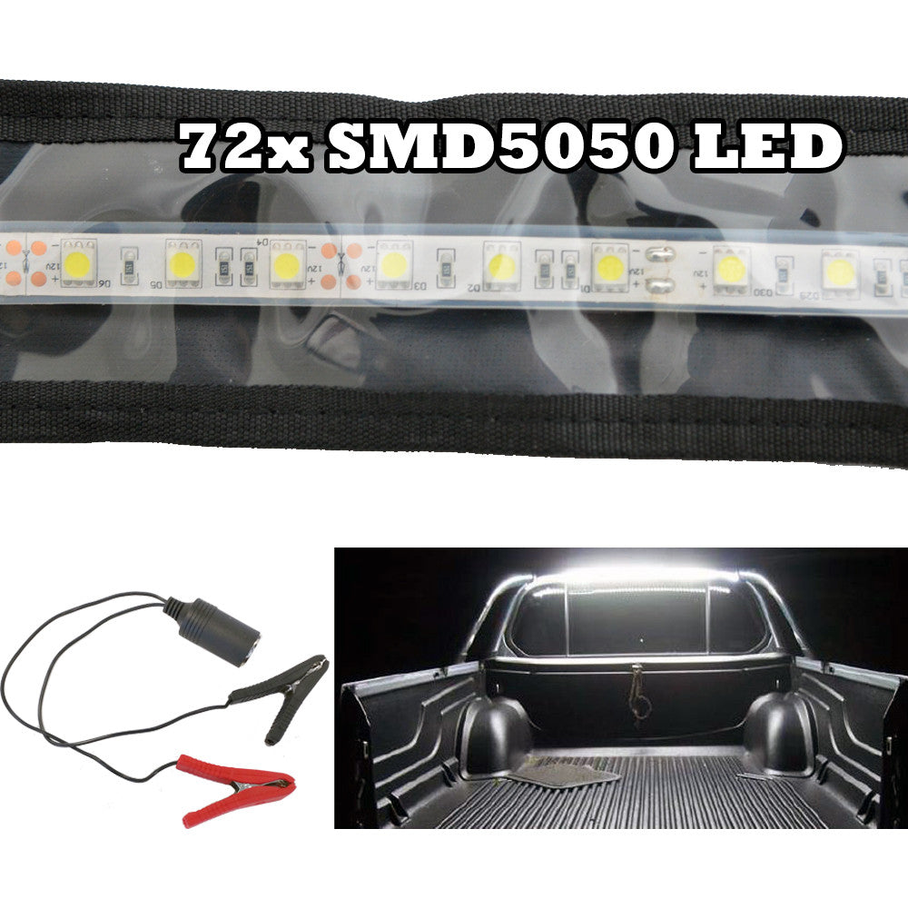 FLEXIBLE LED CAMPING LIGHT 5050 SMD CARAVAN BOAT WATERPROOF BAR STRIP 12V 1.3M