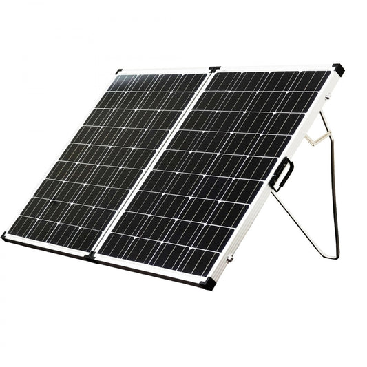 250W FOLDING SOLAR PANEL KIT 12V CARAVAN BOAT CAMPING POWER MONO CHARGING HOME