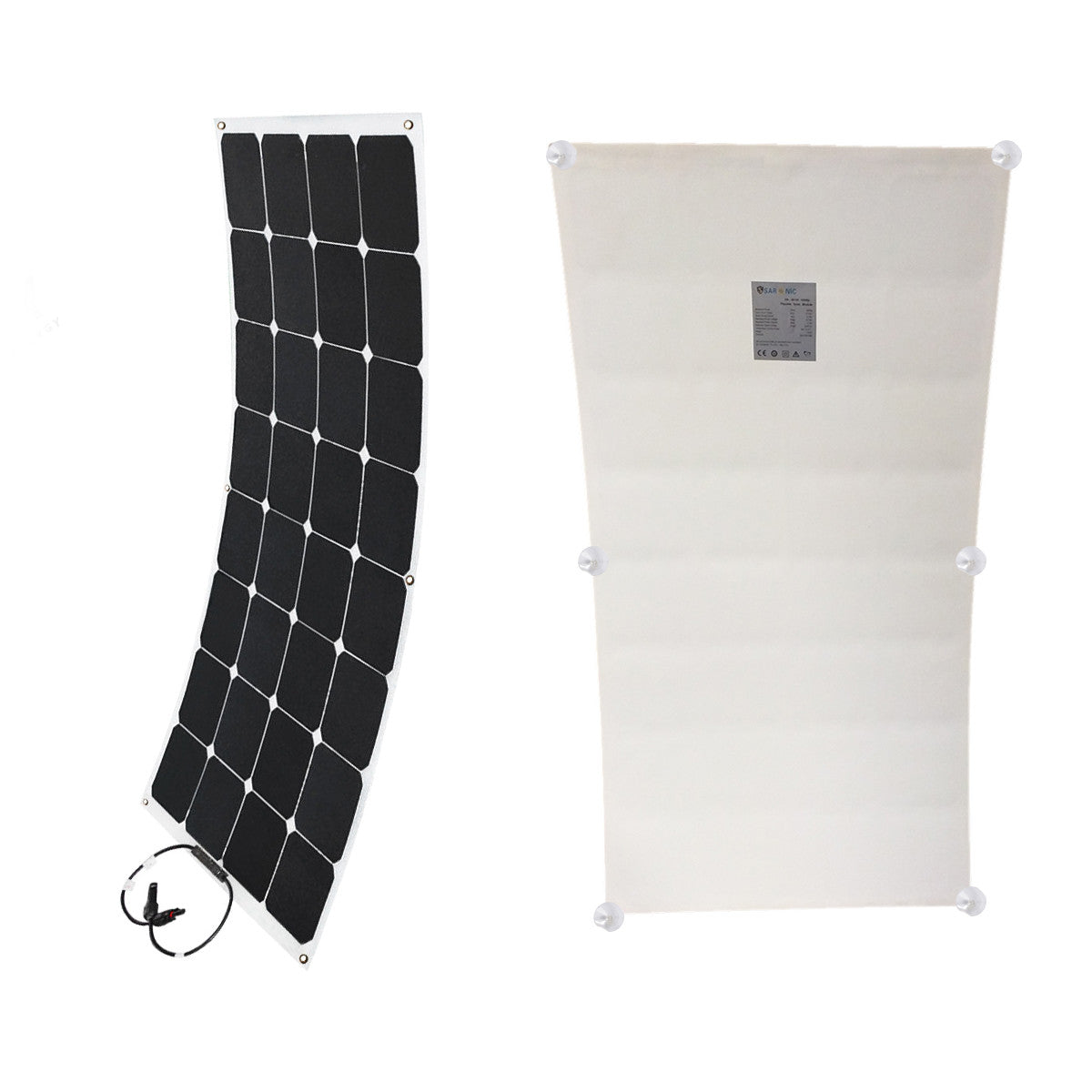 100W 12V FLEXIBLE SOLAR PANEL KIT GENERATOR CARAVAN CAMPING POWER MONO CHARGING