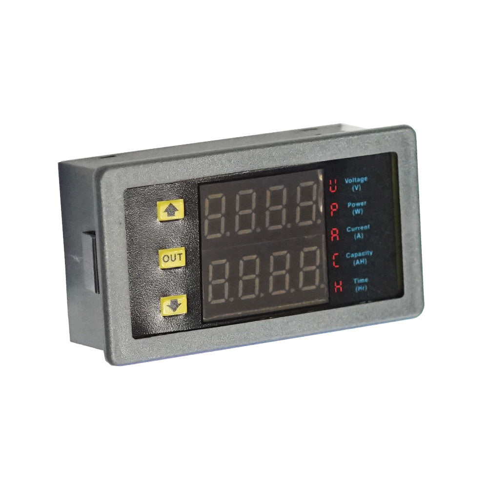 Voltage Meter 20A Led Dual Display Digital Power Voltmeter Ammeter VAM9020 AMP