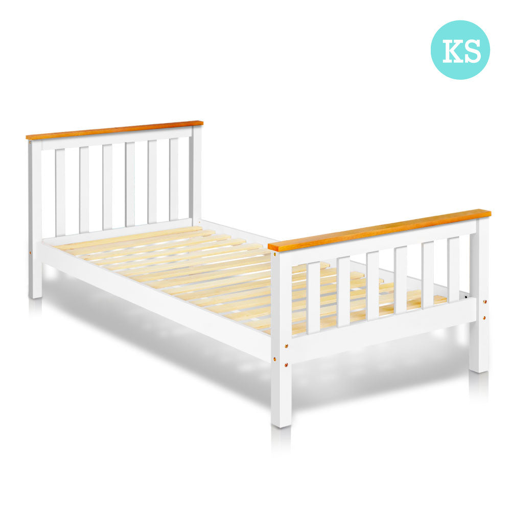 Pine Wood King Single Bed Frame