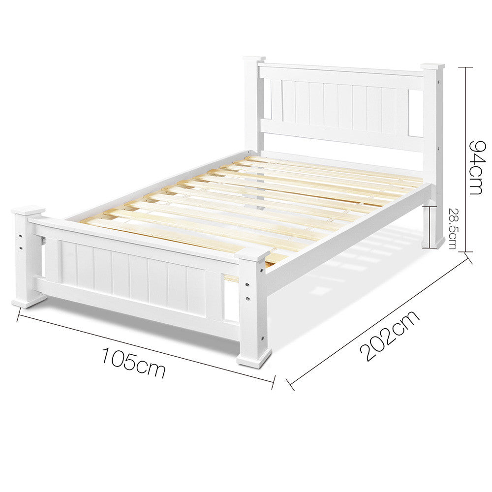 Pine Wood Bedframe Single