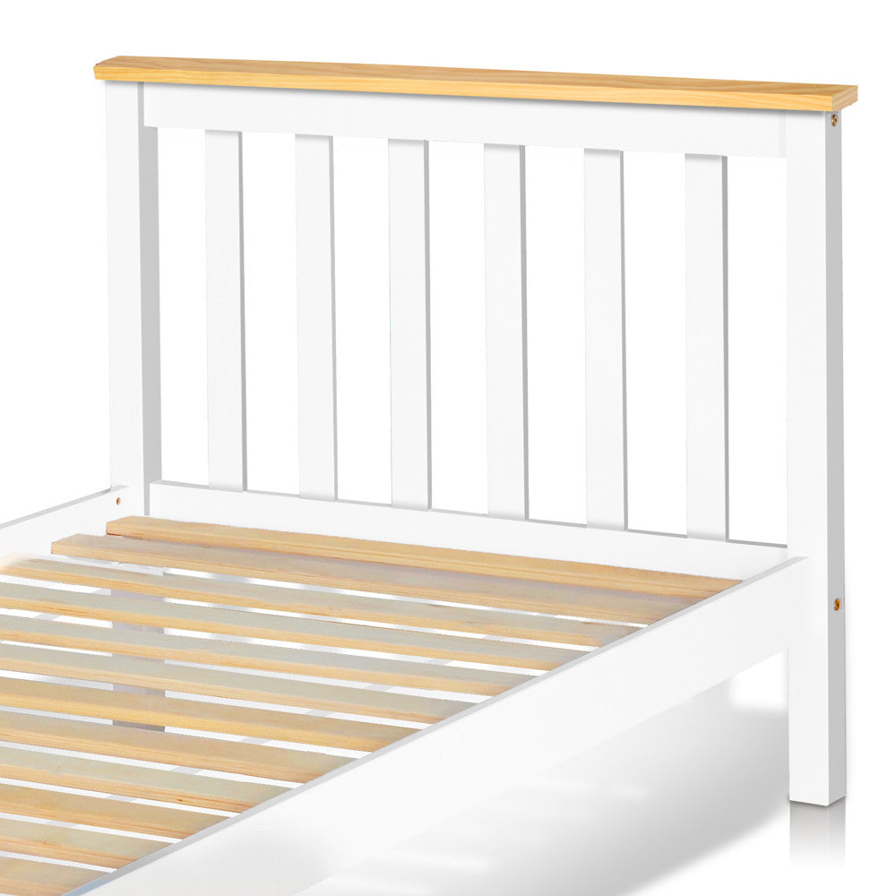 Pine Wood King Single Size Bed Frame