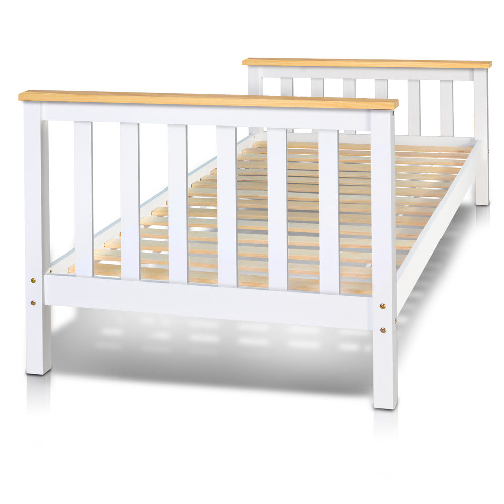 Pine Wood King Single Size Bed Frame