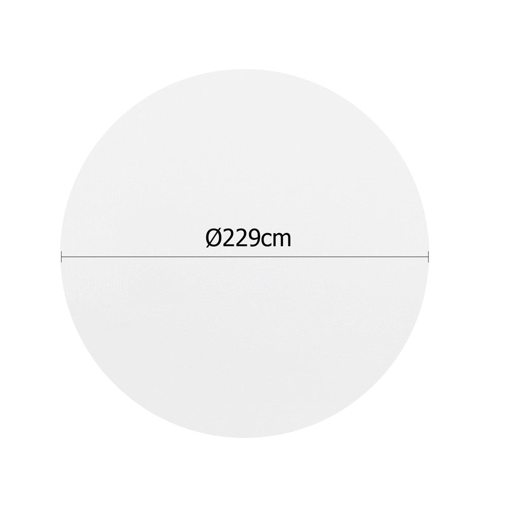 4 Pcs Wedding Table Cloth Round 229cm White