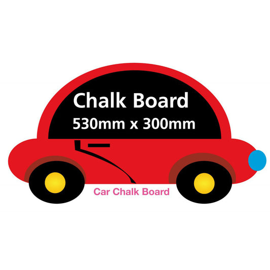 Boys Car Chalkboard - Totally Movable and Reusable