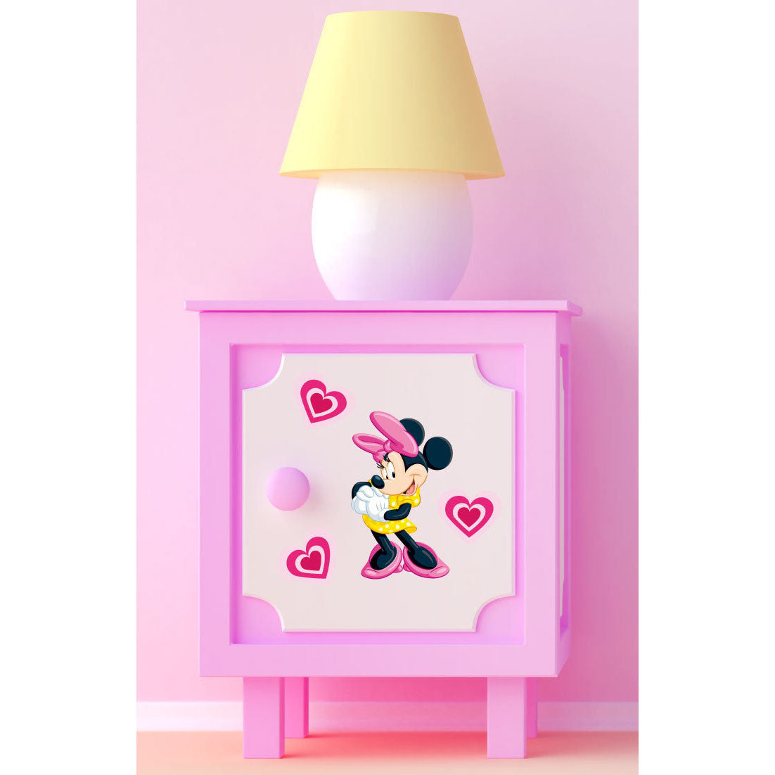 10 X Minnie Mouse Wall Stickers - Totally Movable over and over