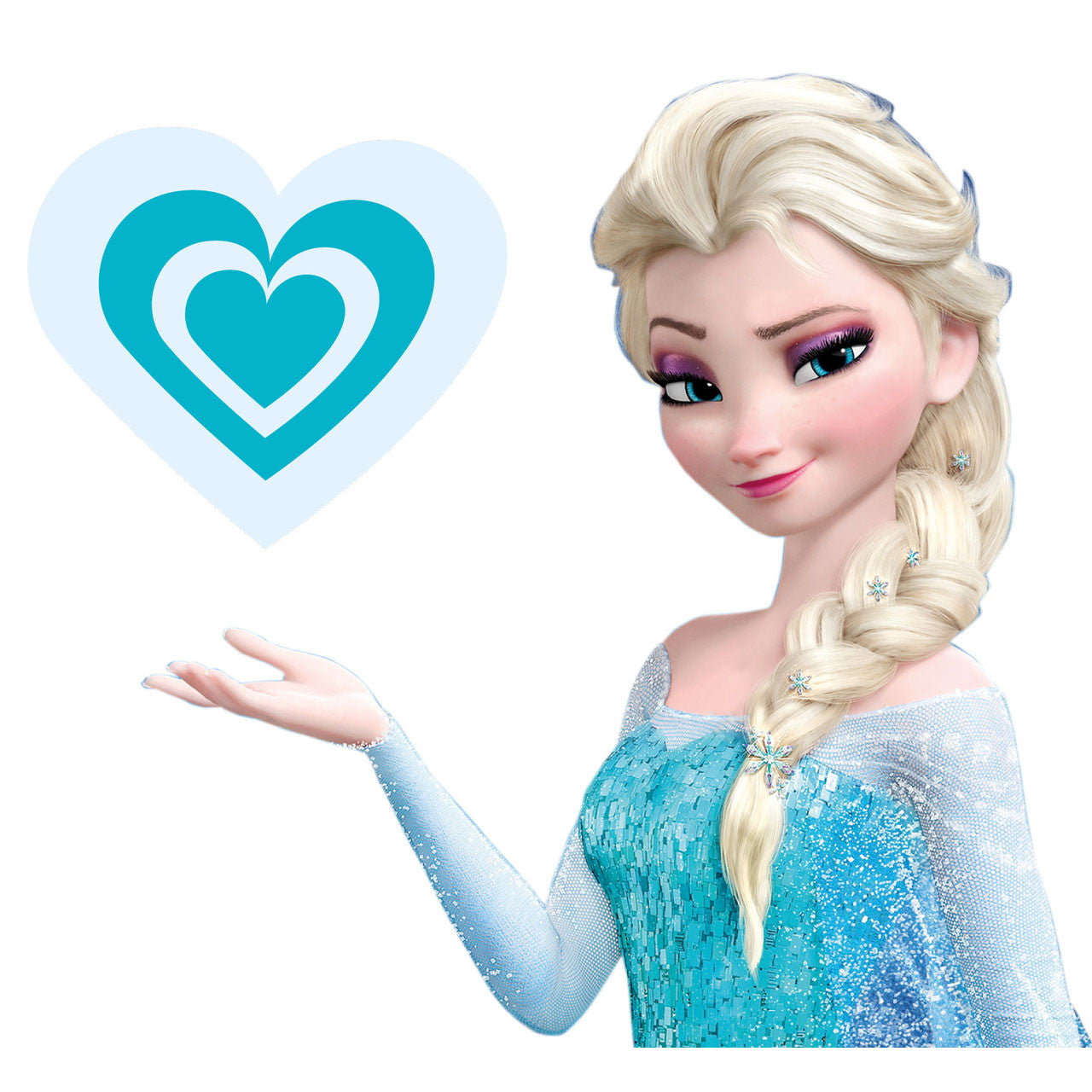 Frozen Elsa Wall Stickers - Totally Movable and Reusable