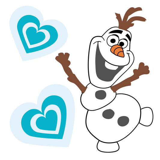 Frozen Olaf Wall Stickers - Totally Movable over and over