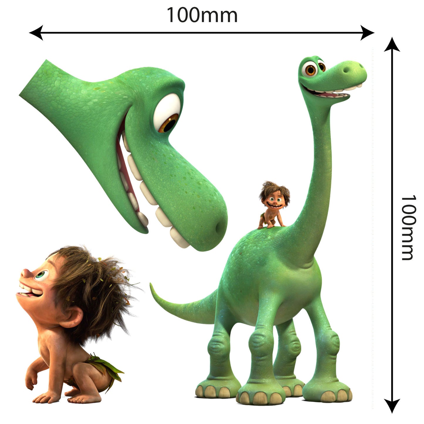 The Good Dinosaur MOVABLE and Reusable Toy box - Wall Stickers