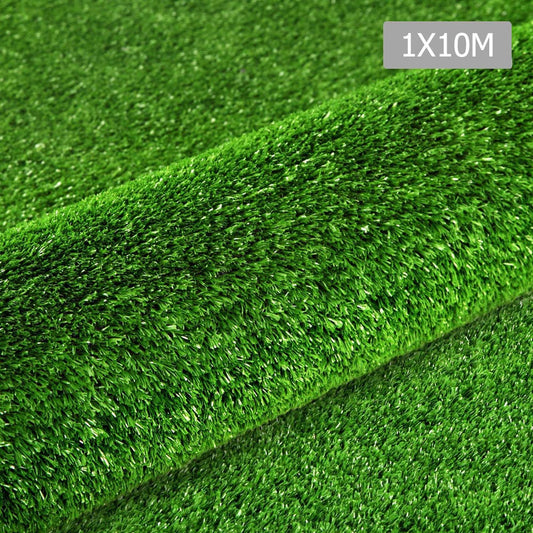 Artificial Grass 10 SQM Polypropylene Lawn Flooring 1X10M Green