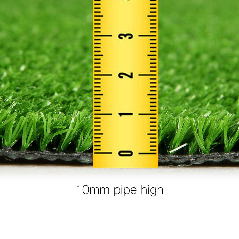 Artificial Grass 10 SQM Polypropylene Lawn Flooring 1X10M Green