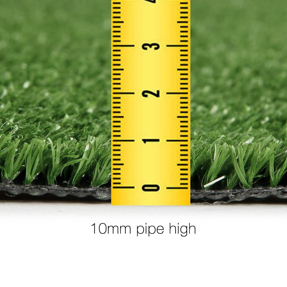 Artificial Grass 10 SQM Polypropylene Lawn Flooring 1X10M Olive Green