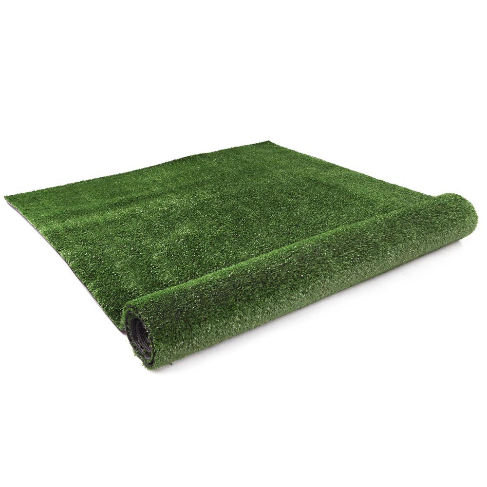 Artificial Grass 10 SQM Polypropylene Lawn Flooring 1X10M Olive Green