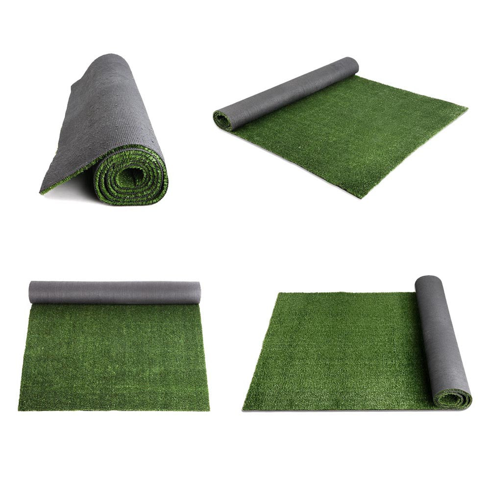 Artificial Grass 10 SQM Polypropylene Lawn Flooring 1X10M Olive Green