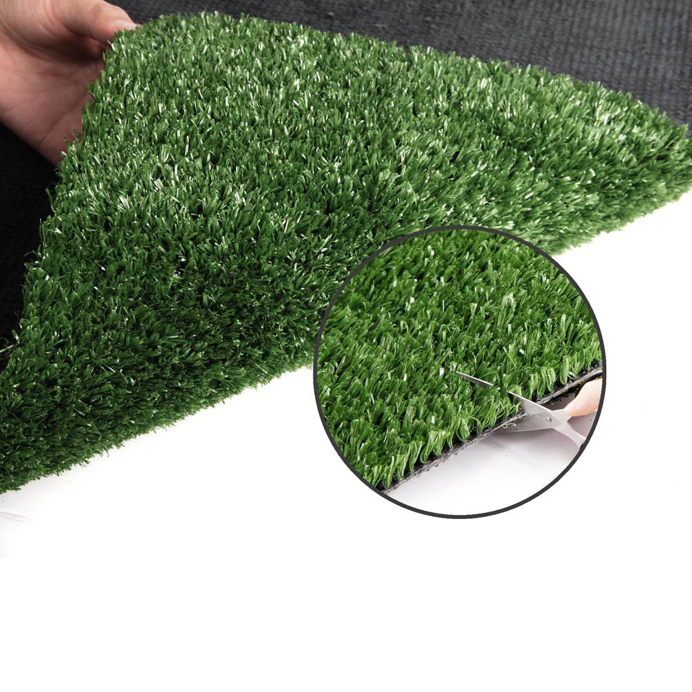 Artificial Grass 10 SQM Polypropylene Lawn Flooring 1X10M Olive Green