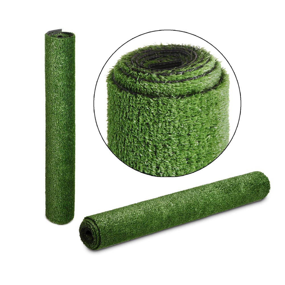 Artificial Grass 20 SQM Polypropylene Lawn Flooring 1X20M Olive Green