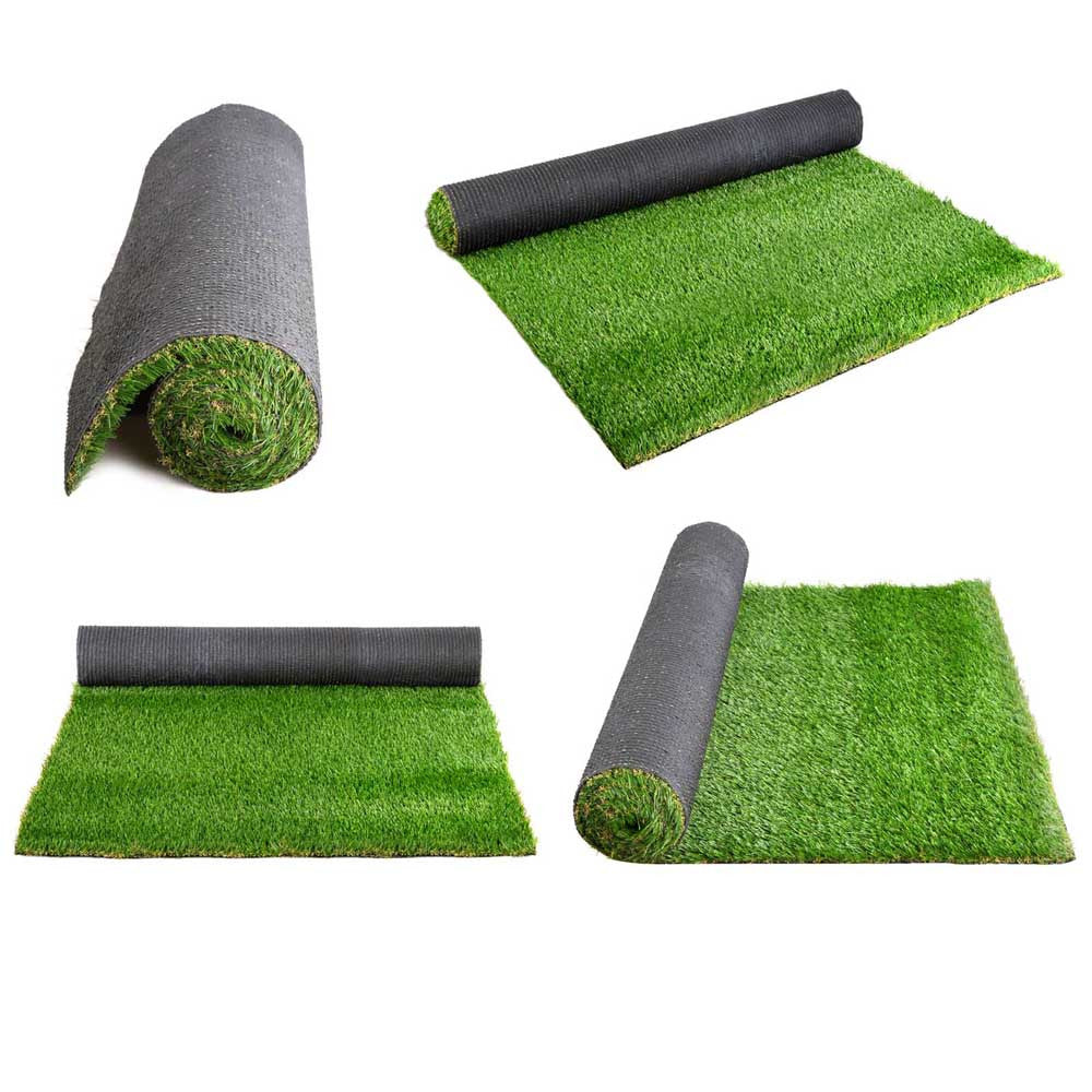 Artificial Grass 10 SQM Polyethylene Lawn Flooring 20mm Olive