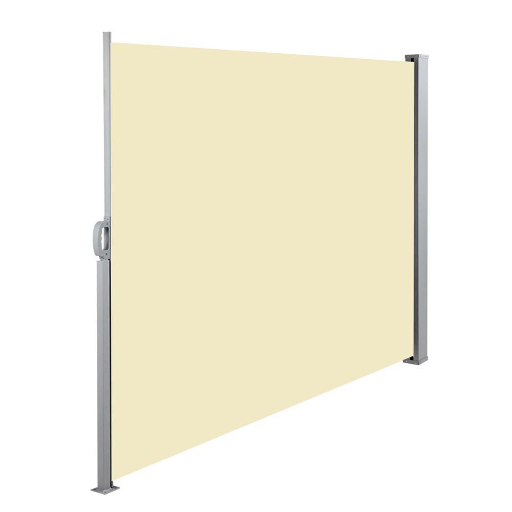 Retractable Side Awning Shade 180cm Beige