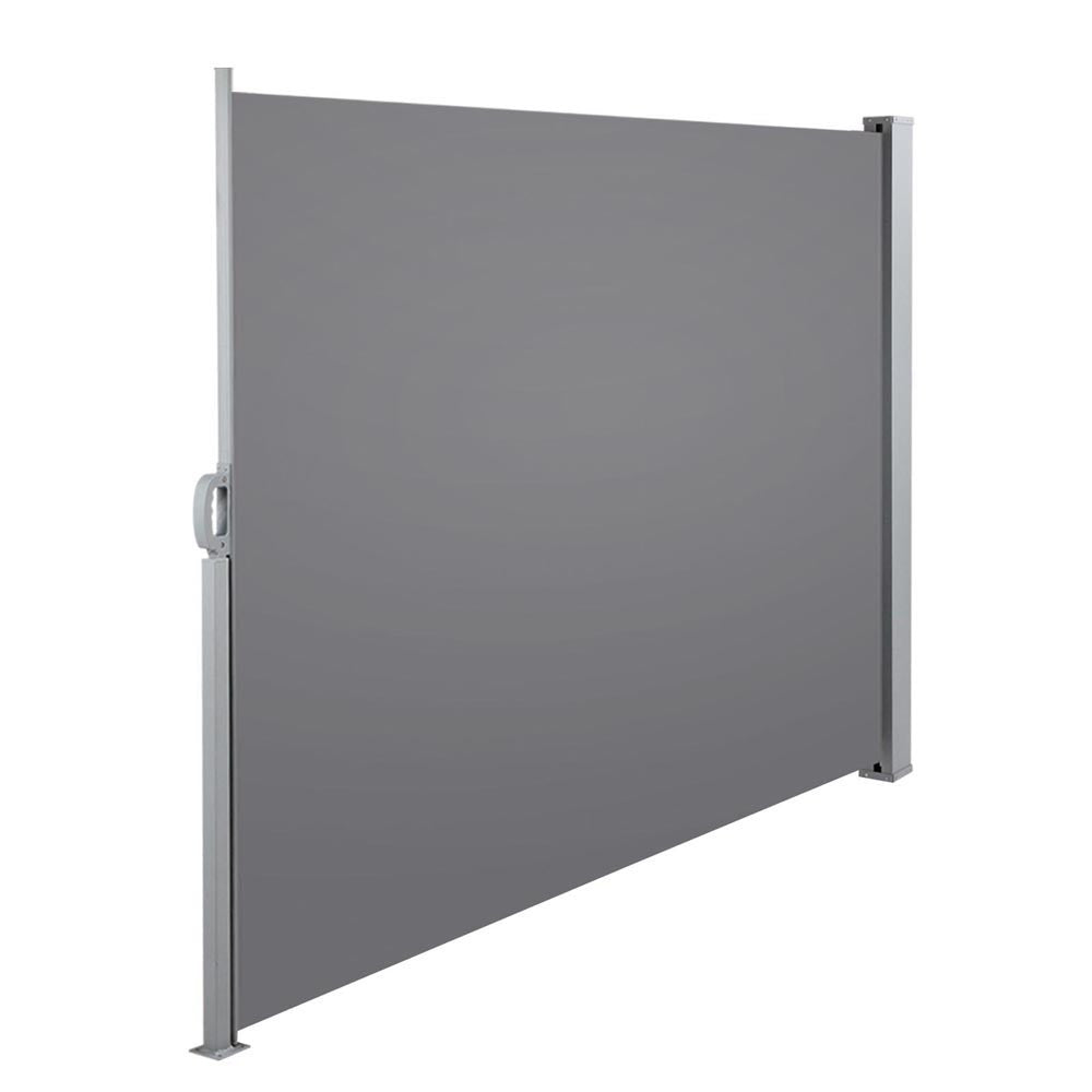 Retractable Side Awning Shade 180cm Grey