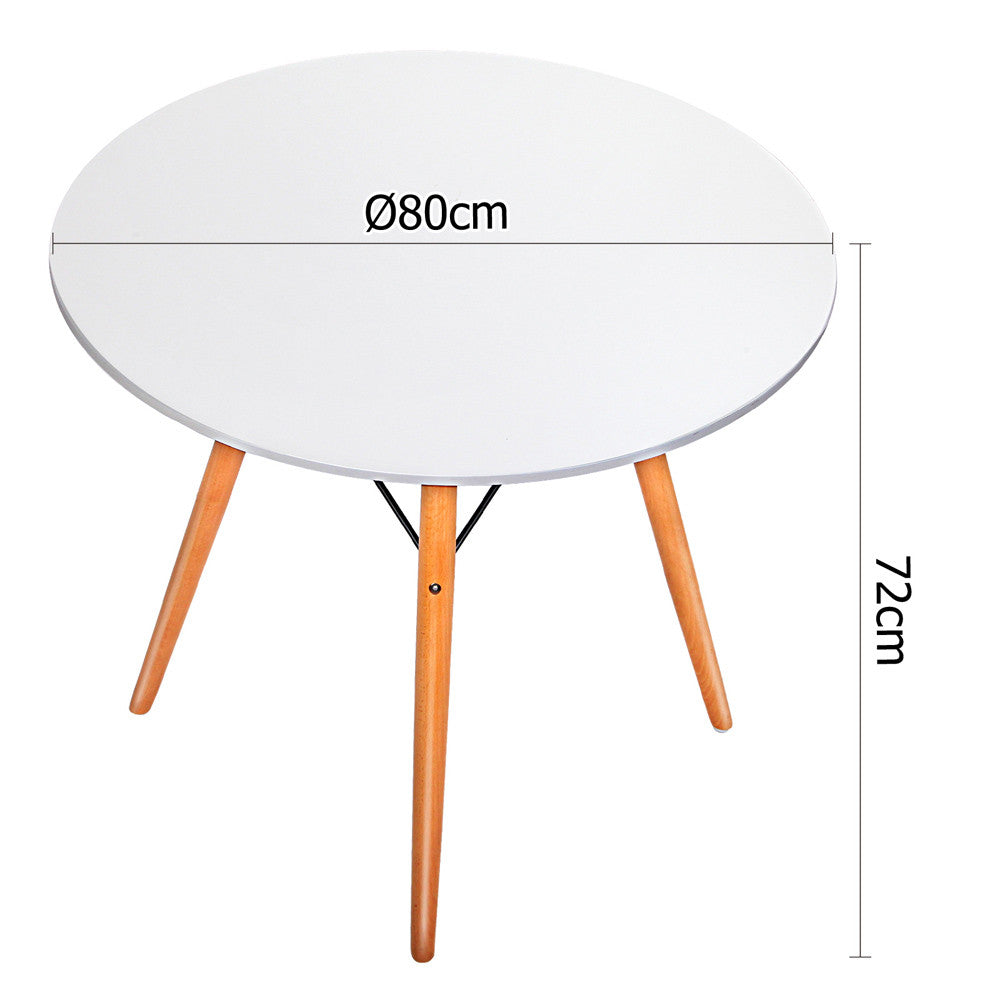 Replica Eames DSW Eiffel Dining Table White