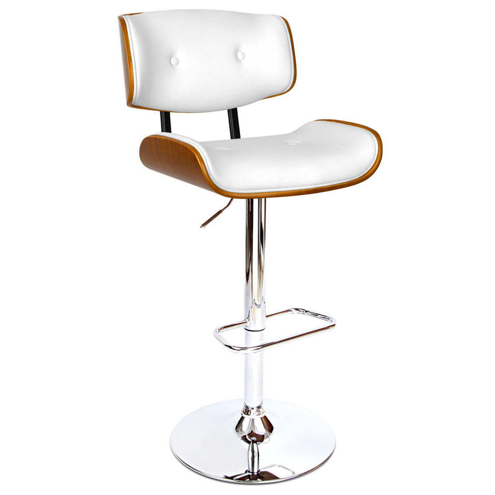 PU Leather Bar Stool with Chrome Base