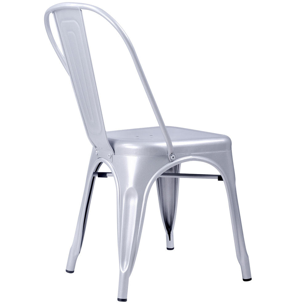 Set of 4 Replica Tolix Dining Metal Chair Gloss Metal