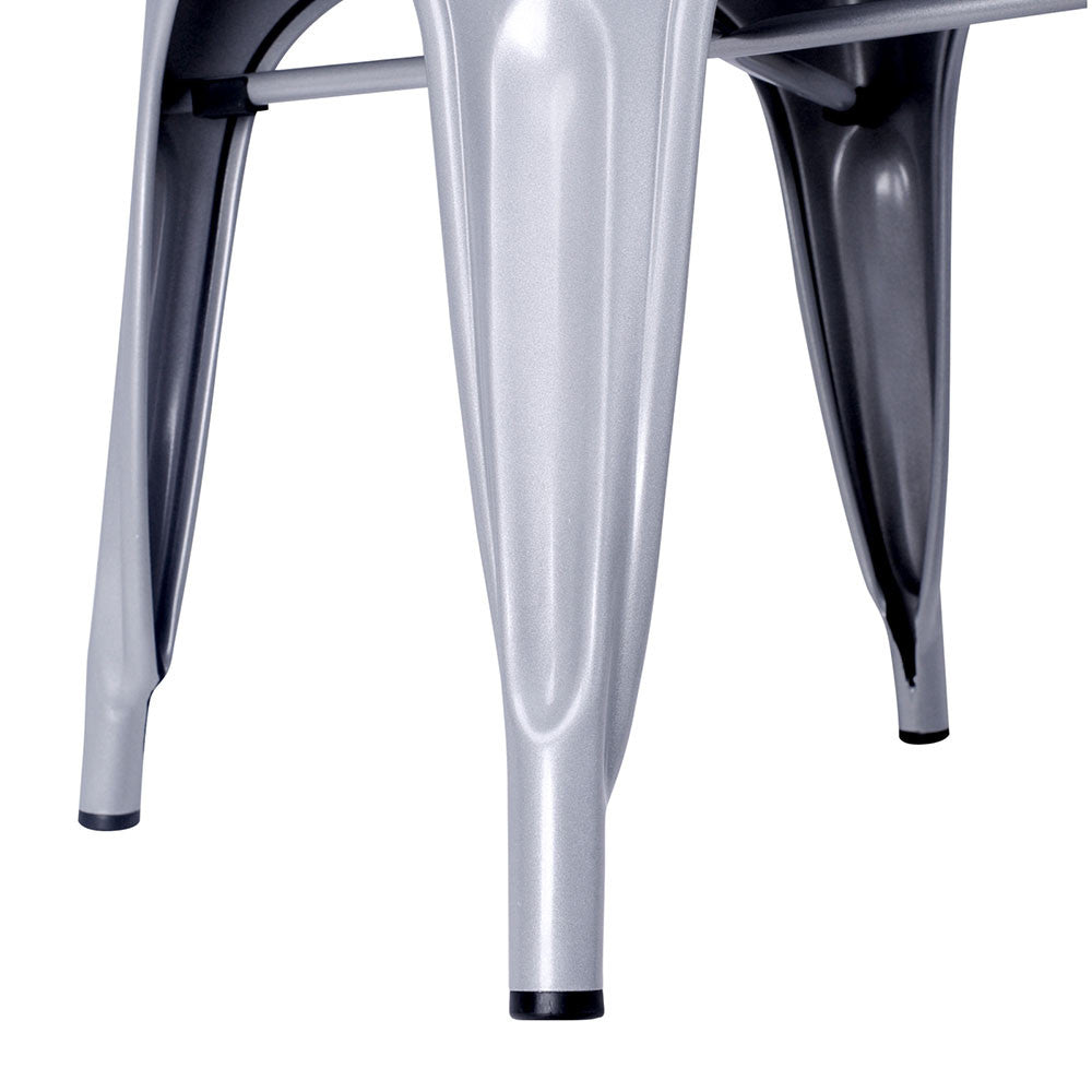 Set of 4 Replica Tolix Dining Metal Chair Gloss Metal