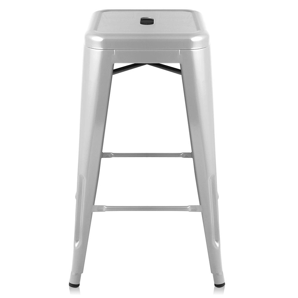 Set of 4 Replica Tolix Kitchen Bar Stool 66cm Metal