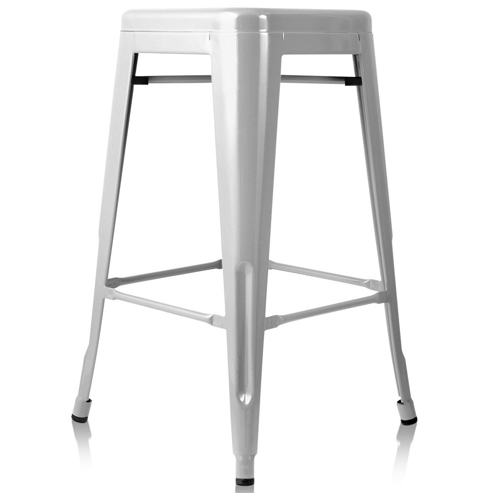 Set of 4 Replica Tolix Kitchen Bar Stool 66cm Metal