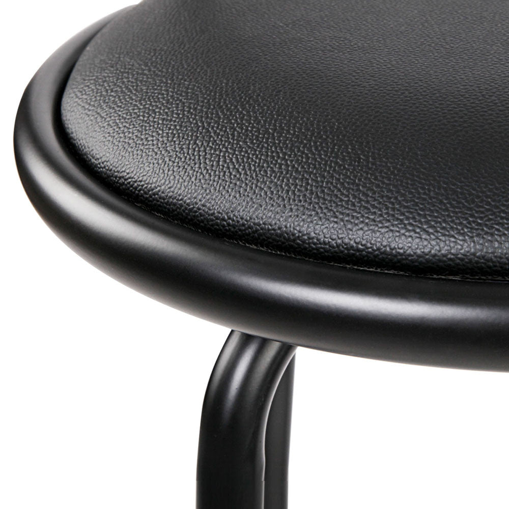 Set of 2 360°Swivel Bar Stool - Black