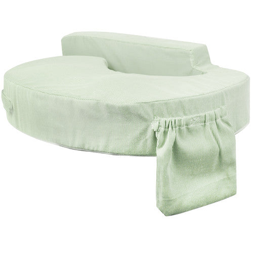 Baby Breast Feeding Support Memory Foam Pillow w/ Zip Cover Green