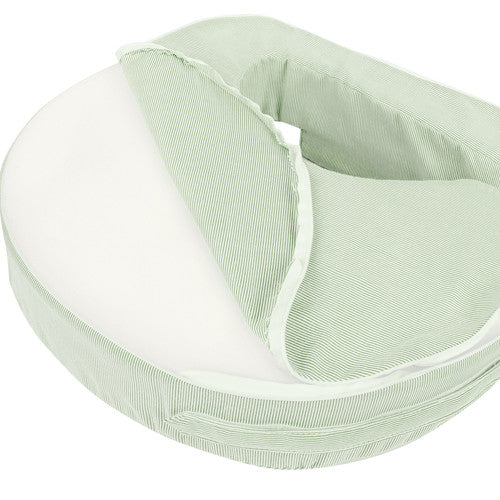 Baby Breast Feeding Support Memory Foam Pillow w/ Zip Cover Green