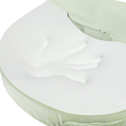 Baby Breast Feeding Support Memory Foam Pillow w/ Zip Cover Green