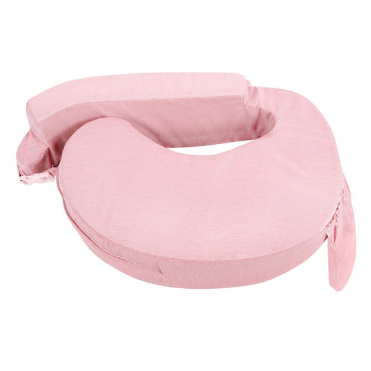 Baby Breast Feeding Support Memory Foam Pillow w/ Zip Cover Pink