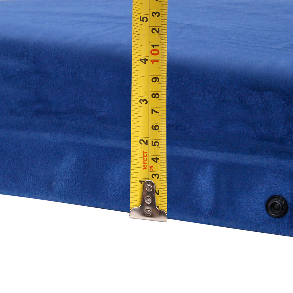 Self inflating Mattress Double 10cm Blue