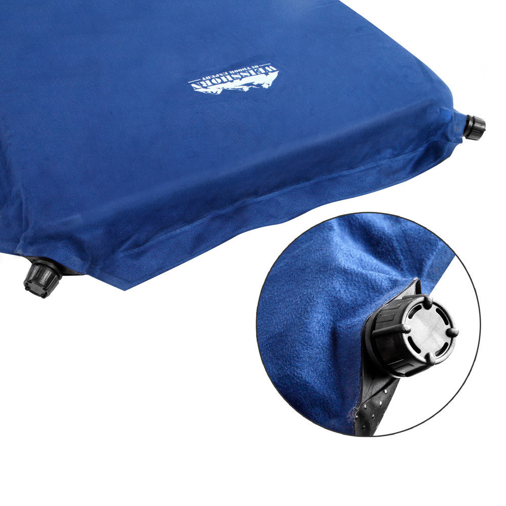 Self inflating Mattress Single 10cm Blue